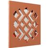 La Ventilazione CERGMSCTX Griglia di Ventilazione in Ceramica Gres, Cotto, 200x200 mm