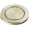 BLANCO PushControl III oro satinato | L'eccentrico piatto si adatta a tutti i lavelli con sistema di scarico InFino | Facile da usare | Facile da pulire | Diametro del foro richiesto: 35 mm