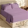 Hearth & Harbor Set di lenzuola per letto queen size con tasca extra profonda, per materassi profondi 45-61 cm, lenzuola con angoli extra profondi, 6 pezzi, per letto queen size, colore: lavanda