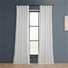 HPD Half Price Drapes Heritage - Tenda in Velluto, con Cuscino, 50 x 120 cm, Colore: Bianco