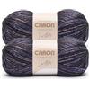 Caron Simply Me Luster - Filato ametista, confezione da 2 pezzi, 170 g, 65% nylon, 35% acrilico, pettinato, #4 (medio), 300 m, per maglia/uncinetto