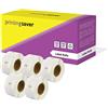 Printing Saver 5x 11353 12 x 24 mm Compatibili Rotoli Etichette adesive multiuso (1000 Etichette/Rotolo) per Dymo LabelWriter 310 320 330 4XL 400 450 Turbo/Twin Turbo/Duo & SLP etichettatrici