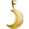 Nenalina ciondolo luna in argento placcato oro per donna con superficie opaca 361306-500