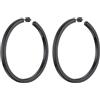 PROSTEEL Nero 80MM Oro Orecchini Donna a Cerchio Colonna Quadrata Vuoto Oversize Y2K Rétro Affascinante Pendolarismo Vacanza Festa Orecchini Combinazioni di Impilamento