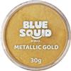 Blue Squid Pro, Pittura per il viso, colore oro metallizzato (30 g), professionale, a base d'acqua, confezione singola, articoli di make-up per viso e corpo per adulti, bambini ed effetti speciali