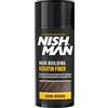 NISHMAN Hair Building Keratin Fiber - Marrone Scuro 21g - Effetto Voluminoso Istantaneo per Capelli Sottili - Potenti Fibre di Cheratina per Capelli dall'Aspetto Più Folto