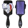 CARTOON Spazzola piatta per capelli Nightmare Before Christmas Jack Skeletron e Sally 22 cm, in confezione regalo