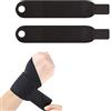 FSYXK 1 Paio Tutore Polso Nero Polsiera Ortopedica Tutore Polso Sinistra e Destra Taglia Unica Tutore Pollice Tunnel Carpale per Polso Tendinite Fascia Elastica Supporto Polso per Sollievo dal Dolore