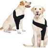 Katzinst Recovery Sleeve, Ginocchiera Posteriore, Elasticità Gomito Anteriore Destro Sinistra Gamba per Ferite, Bende, Anti Leccare Cane, Nero XS