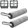 Asdazrxy Ricambi per Tineco Floor One S5 Combo Aspirapolvere Lavapavimenti Cordless Senza Fili, 2 Filtri di Ricambio, 2 Spazzole a Rullo, Accessori per Aspirapolvere a Umido e a Secco Tineco