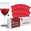 Gaodeding Filtro al solfito di vino, rimuove solfiti e istamine, il purificatore di vino a bacchetta può alleviare efficacemente i sintomi correlati all'istamina come mal di testa e congestione nasale
