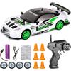 AVCXEC Macchina Telecomandata de Drift, RC Drift Car 1:24, 2.4G 4WD Mini Auto da Drift Telecomandata con Luce LED uto Telecomandata Bambino Deriva Telecomandata Auto per Ragazzo Ragazza Bambini