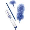 BEST DIRECT Instant Duster PRO Spolverino elettrico senza fili, Come visto in TV, spazzola elettrica rotante, contro ragnatele e polvere - Spolverino con Manico Estensibile