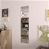 WEER 4 Pezzi Specchi Adesivi da Parete senza Cornice, 29x29cm Vetro Temperato Piastrelle a Specchio Autoadesive per Palestra, Bagno, Camera da Letto & Decorazione Murale Fai da Te