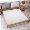 SUSANNA HOME DESIGN Coprirete Trapuntato Matrimoniale 165x200 cm - Copri Doghe Imbottito Antiacaro - Protezione Letto con Fasce Angolari - Trapuntatura Zig Zag in Microfibra