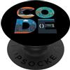 Software Engineering Code Developer Codice Software Sviluppatore Programmatore di computer PopSockets PopGrip Adesivo