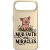 Pig Lover Farm Animal Faith Miracles Cou Custodia per iPhone Air Fango Fede E Miracoli Carino Pig Amante Farm Christian