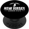 US States United States USA Country Amer New Jersey Est. 1787 Garden State Stati Uniti d'America PopSockets PopGrip Adesivo