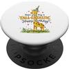 Happy Animal Celebrations Celebrazione di buon compleanno della giraffa alta PopSockets PopGrip Adesivo