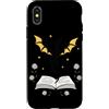 Book Dragon Fantasy Gifts Reading Enthus Custodia per iPhone X/XS Dragon Book Lover Fantasy Reader Appassionati di lettura magica