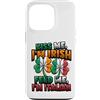 Dual Heritage Shamrock Clover Designs Custodia per iPhone 13 Pro Metà Irlandese Metà Italiano Irlandese Italiano