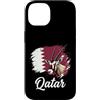Qatar Jersey Souvenir Gifts Men Women Ki Custodia per iPhone 14 Bandiera nazionale dell'orice araba del Qatar