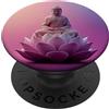 Buddha Designs by Kajiro Buddha astratto - fiore di loto - buddismo spirituale buddista PopSockets PopGrip Adesivo