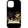 Book Dragon Fantasy Gifts Reading Enthus Custodia per iPhone 12 mini Drago d'oro Leggendo Libro Fantasy Book Lover Letteratura