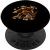 Urban Bigfoot Myth Roller Skaters Design Cool Bigfoot Pattinaggio a rotelle anni '80 Retro Forest Sasquatch PopSockets PopGrip Adesivo