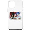 Sonic The Hedgehog Custodia per iPhone 12/12 Pro Generazioni Sonic x Shadow