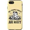 Studio Artistico Animali Stravaganti Custodia per iPhone SE (2020) / 7/8 Frog Design Divertente: Le Mie Abilità Sociali Arrugginite
