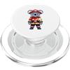Timowo Studio Koala pompiere design animale PopSockets PopGrip per MagSafe