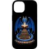 Book Dragon Fantasy Gifts Reading Enthus Custodia per iPhone 14 Dragons Reading Books Fantasy Reader Book Lover Letteratura