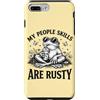 Studio Artistico Animali Stravaganti Custodia per iPhone 7 Plus/8 Plus Frog Design Divertente: Le Mie Abilità Sociali Arrugginite