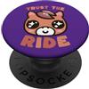Kawaii Triangle Carino Kawaii Cavallo Fidati La Giro PopSockets PopGrip Adesivo