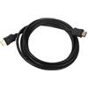 Zarivy Cavo HDMI 3m nero, alta velocità, supporto 4K, audio e video, ideale per collegare dispositivi multimediali agli schermi.