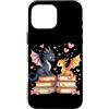 Book Dragon Fantasy Gifts Reading Enthus Custodia per iPhone 16 Pro Max Dragons Couple Reading Books Fantasy Book Lover Letteratura