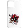 Sonic The Hedgehog Custodia per iPhone 16 Pro Max Generazioni Sonic x Shadow