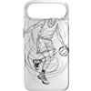 Magliette de Amante del basket per Ragaz Custodia per iPhone Air Pallacanestro Ragazza Una Linea Disegno Pallacanestro