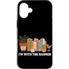 Read Banned Books Readers Literature Jun Custodia per iPhone 16 Plus Sono con il libro vietato Nerd Bookworm Bibliotecario Lettura