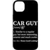 Car Guy Humor Graphic Car Lover Car Mech Custodia per iPhone 14 Plus Definizione di ragazzo di macchina simile a un ragazzo normale ma un'auto più fresca