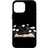 Book Dragon Fantasy Gifts Reading Enthus Custodia per iPhone 16 Pro Max Dragon Reading Book Lover Fantasy Reader Bookworm Girls