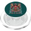 Hannya Oni By Tokyo-Waves Hannya Oni Mask Devil Yokai - Maschera giapponese con tatuaggio demone PopSockets PopGrip per MagSafe