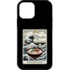 TOKYO WAVES Great Wave Off Kanagawa Rame Custodia per iPhone 12 mini The Ramen Wave Great Wave Off Kanagawa Tarocchi Carta Retro