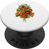Beautiful Flowers Garden Lovers and Plan Nasturzio Fiore Piante Botaniche Per Uomini e Donne PopSockets PopGrip Adesivo