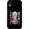 Vintage Ramen Lover Cute Animal Noodle B Custodia per iPhone XR Divertente furetto Mangiare Ramen giapponese Ukiyo Style