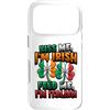 Dual Heritage Shamrock Clover Designs Custodia per iPhone 17 Pro Metà Irlandese Metà Italiano Irlandese Italiano
