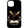 Book Dragon Fantasy Gifts Reading Enthus Custodia per iPhone 15 Plus Dragon Book Lover Fantasy Reader Appassionati di lettura magica