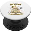 Sweet Buzz Designs Torta festeggiata del primo anno di api felice PopSockets PopGrip Adesivo