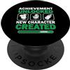Retro Baby Announcement Apparel Gifts Nuovo Personaggio Creato Divertente Presto Per Essere Papà Mamma Amante Del Gioco PopSockets PopGrip Adesivo